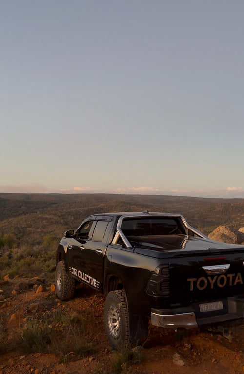 DTD Collective Hilux at sunset
